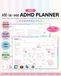 2026 ADHD Structured All-in-One Planner l Digital Planner Goodnotes Notability Samsung Notes iPad Template Weekly Planner Simple for Focus product logo
