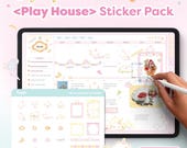 Cogimyun Digital Sticker Pack | 50 Cute Planner Stickers | Goodnotes Notability Android Samsung Notes| Kawaii Sanrio | Officially Licensed