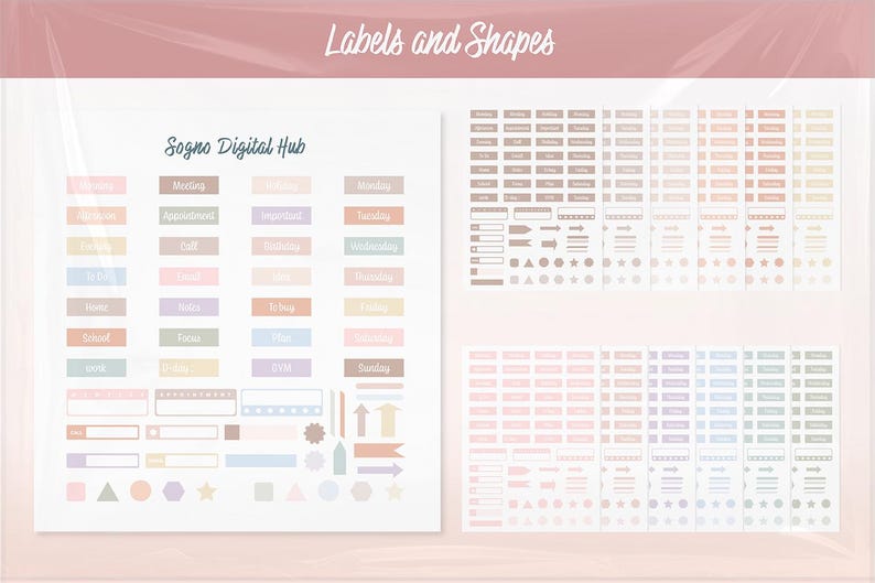 2700+ Digital Planner Stickers Bundle | iPad Android Tablet Stickers ...