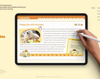 Pompompurin 2025 2026 Digital Planner | Sanrio iPad and Android