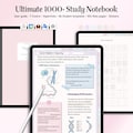 1000+ Templates Pastel Study Notebook Stickers Goodnotes Notebook iPad Template Weekly Planner Study Simple Minimalist product logo