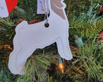 Show boer goat Christmas ornament
