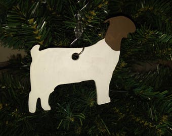 Show Goat Ornament customize-able