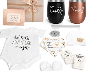 New Parent Gift Set: Baby Essentials, Tumblers & Affirmation Cards