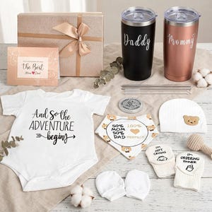 New Parent Gift Set: Baby Essentials, Tumblers & Affirmation Cards