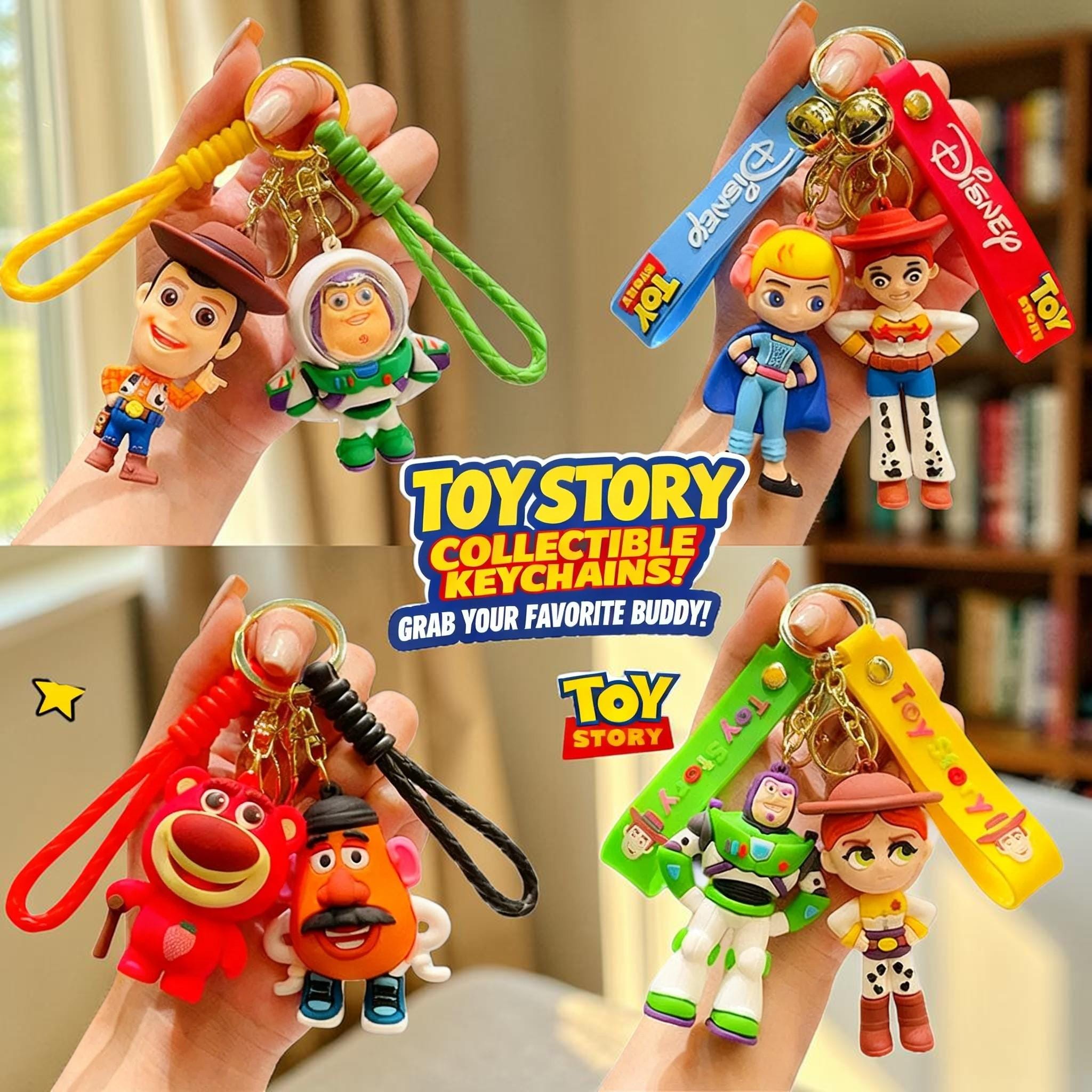 Toy story keychain - Etsy 日本