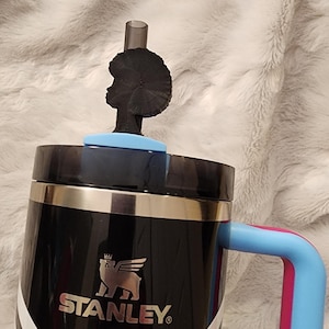 Straw Topper Slider for Stanley 20,30,40oz Quencher Tumbler - Tumbler Accessory Gift - 3D 10mm Straw Topper - Doll Head
