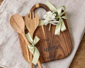 Regalo para la primera casa, tablero personalizado para parejas, regalo de recuerdo de boda, decoración de cocina para inauguración de casa, recuerdo personalizado, regalo rústico moderno