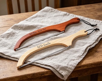 Cuchillo personalizado para pan de masa madre, cortador de queso, utensilios de cocina, herramienta para cortar pan, regalo para el Día del Padre, amante del pan de masa madre.