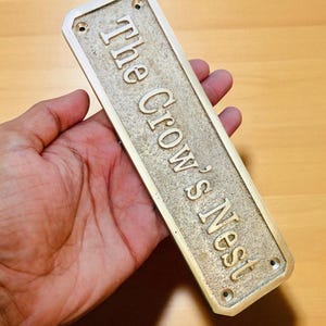 Custom Brushed Gold Cast Brass Plaque – Personalized Engraved Sign for Home, Office, or Memorial