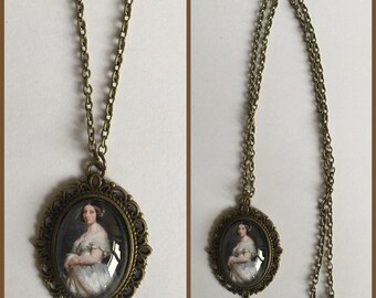Queen Victoria Inspired Cameo Necklace