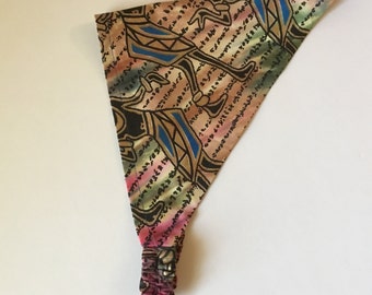 African Women Triangle Headscarf Cotton