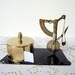Vintage Home & Office Brass Stamp Dispenser Postal Scale - 1940