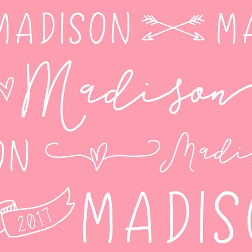 Girls Personalized Name Fabric / Name Fabric / Newborn Baby Etsy