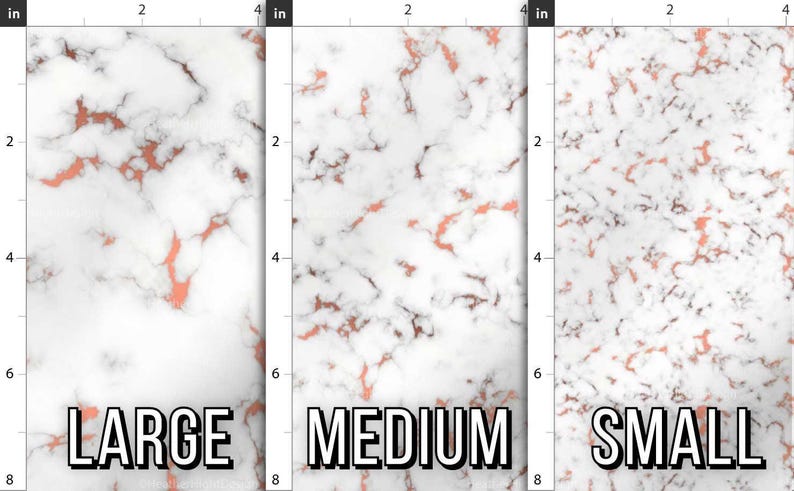 Roséguldmarmortyg – Abstrakt modern heminredning, kläder, quiltning, tryck på metervara bild 6