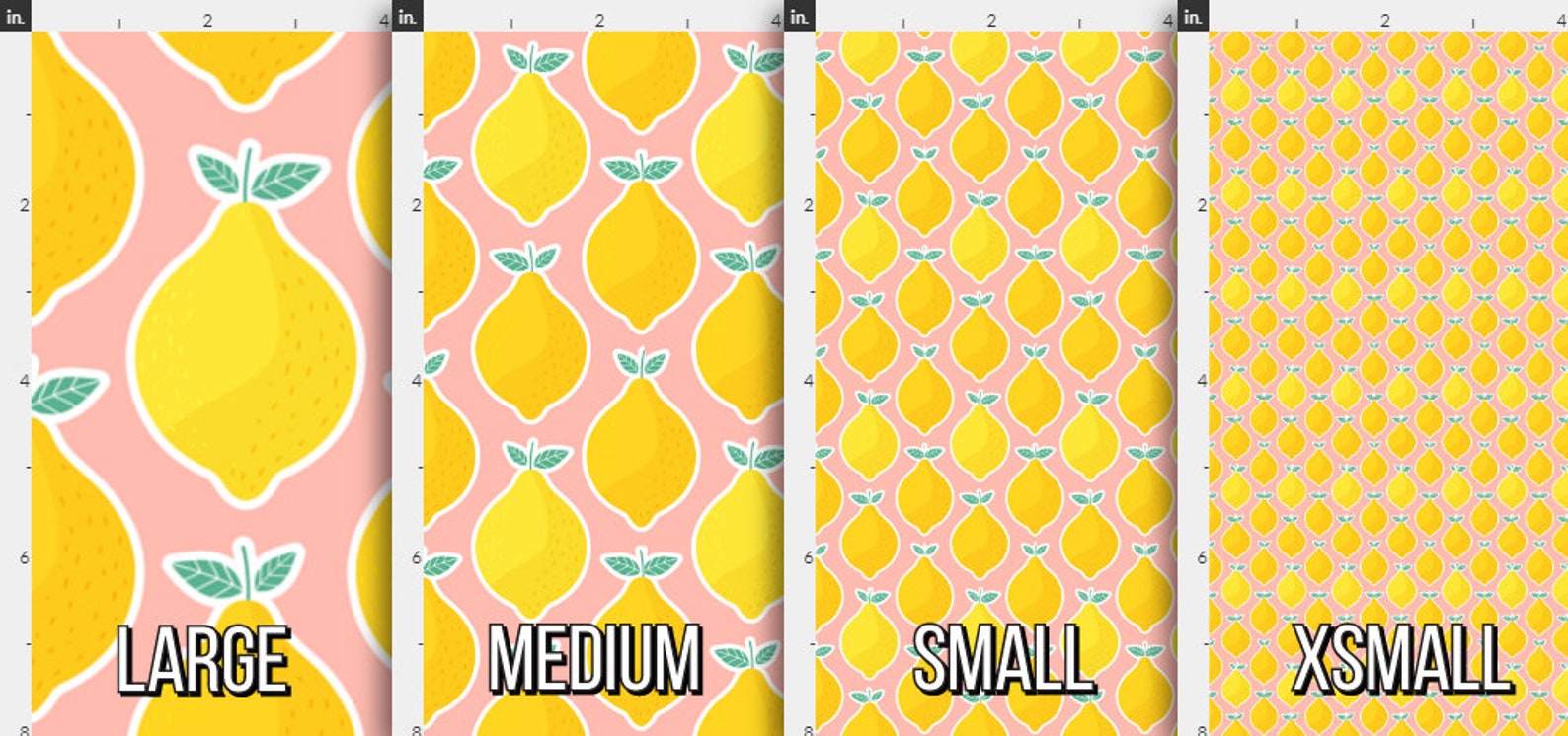 Pink Lemonade Fabric / Lemon Fabric / Summer Fabric / Citrus Etsy
