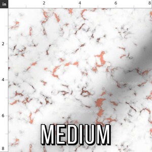 Roséguldmarmortyg – Abstrakt modern heminredning, kläder, quiltning, tryck på metervara Medium