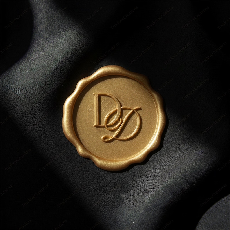 Custom logo wax sticker, Wax seals stickers, Self-Adhesive envelope wax stickers, Handmade wax seal stickers for wedding invitation image 7