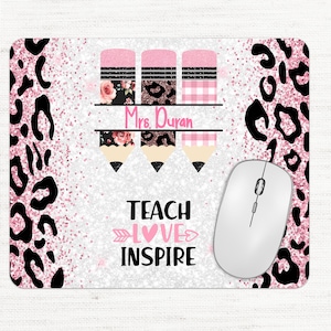 Teacher Mouse Pad, Personalized Mouse pad, Teacher Gift, Back to school Design 7