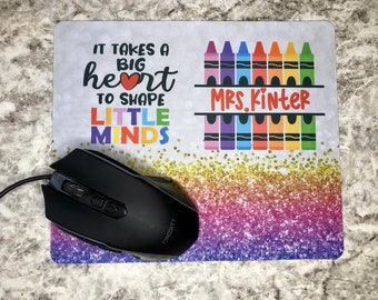 Teacher Mouse Pad, Personalized Mouse pad, Teacher Gift, Back to school Design 28