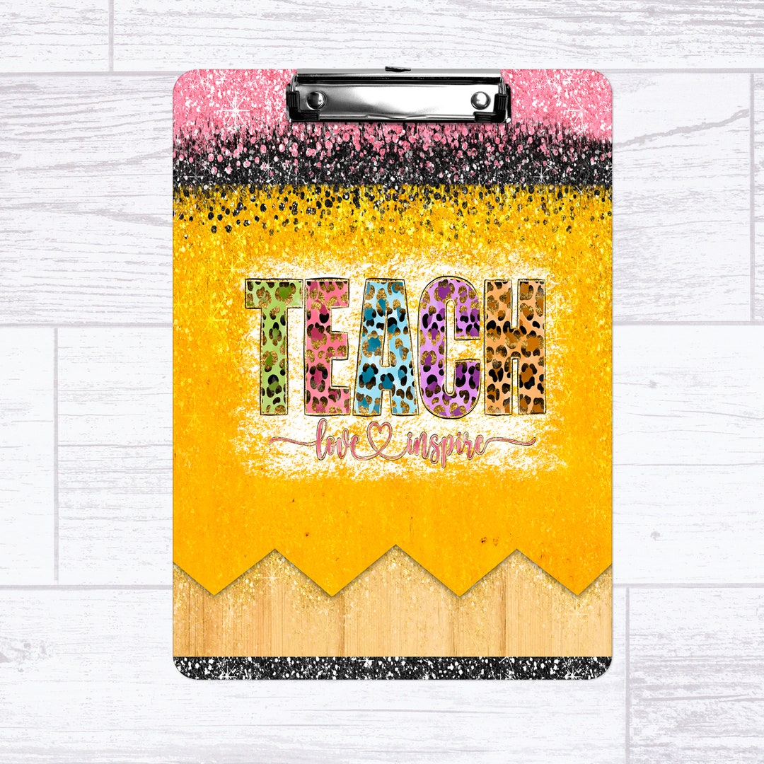 Personalized Teacher Clipboard Teacher Gift Clip Board Etsy