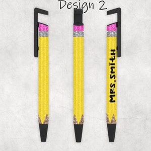 Teacher Pens Personalized, Teacher Gift, Personalized Teacher Gift, Gift for her, Pencil Pen Design 2