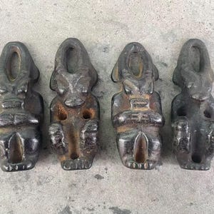 1 pieza de cráneo de esqueleto humano antiguo de meteorito natural, decoración Feng Shui de buena suerte, amuletos de esmalte magnético, estatua alienígena de hierro de meteorito, decoración del hogar.