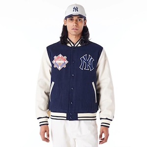 Avirex Varsity Jacket Mens Red Black Leather Sleeve Letterman Jacket Retro Bomber College Baseball Jacket Sports Patch Jacket