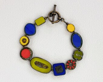 Callisto Czech Glass Bead Bracelet
