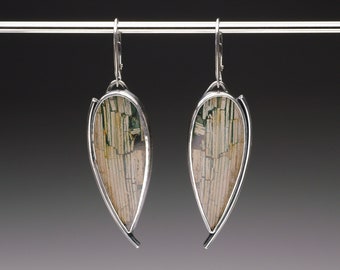 Brecciated Petrified Palm Jasper Earrings