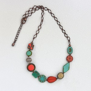 Triton Czech Glass Bead Chain Necklace