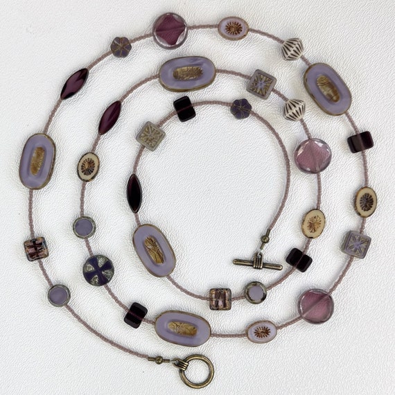Miranda Long Czech Glass Bead Necklace