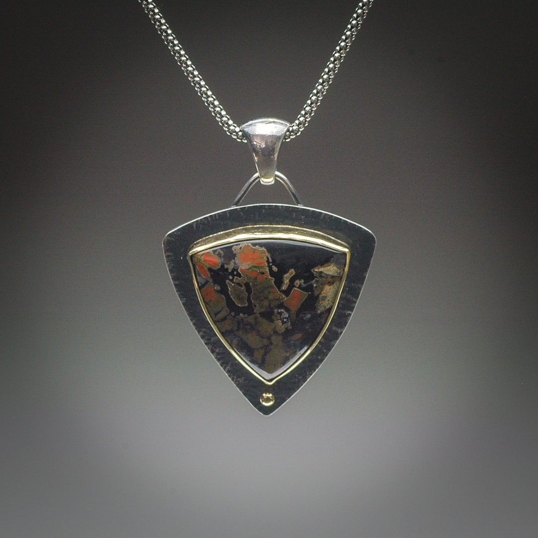 Whiskey Creek Jasper Pendant Etsy