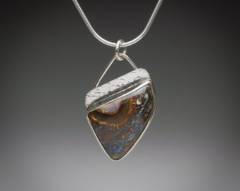 Australian Boulder Opal Pendant