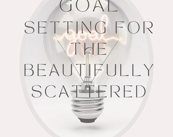 ADHD Goal Setting Workbook | Neurodivergent Planner, Executive Dysfunction Aid (Printable)