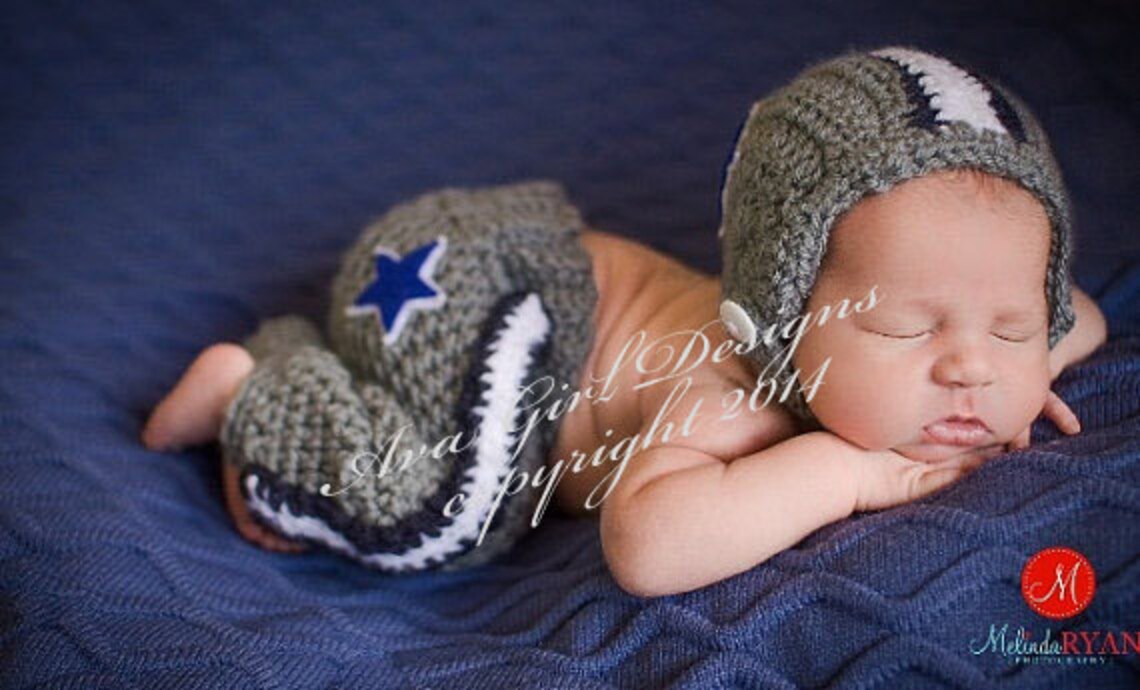Dallas Cowboy Baby Clothes Dallas Cowboys Baby Hat Cowboys Etsy