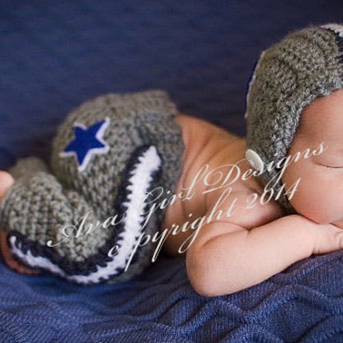 Dallas Cowboy Baby Clothes Dallas Cowboys Baby Hat Cowboys - Etsy