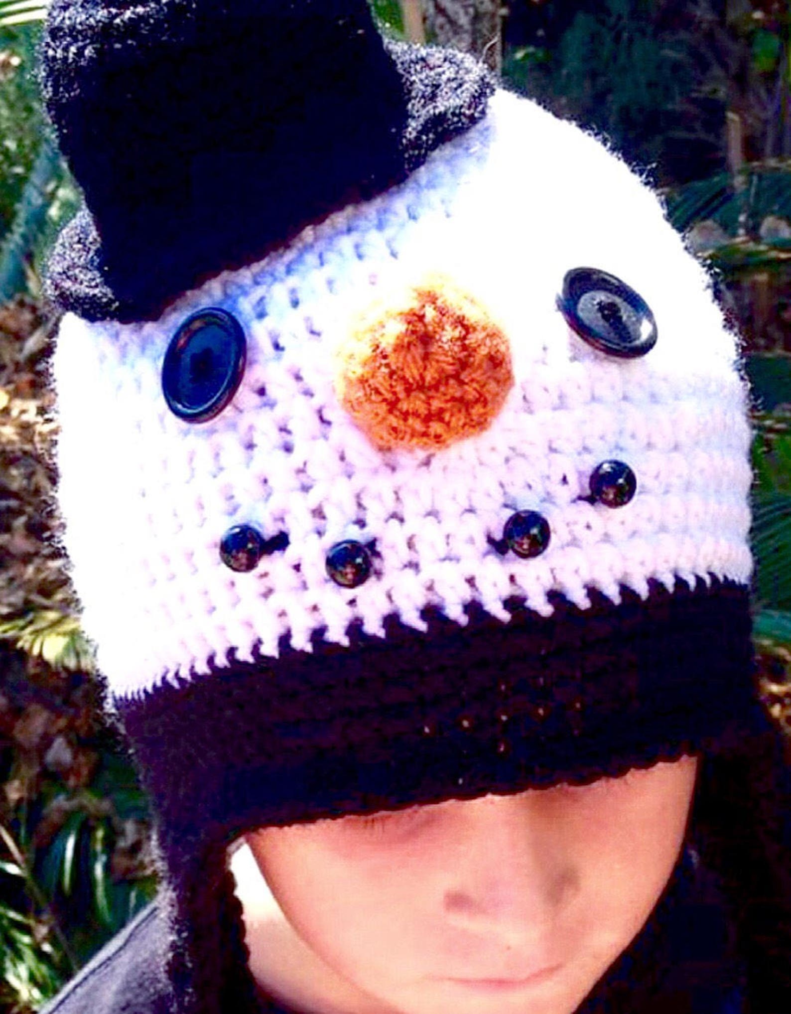 Snowman Hat Baby Snowman Hat Baby Christmas Hat Snowman Etsy