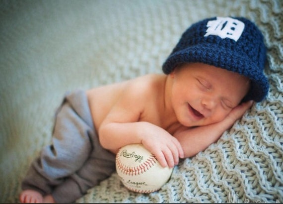Newborn Baby Detroit Tigers Cap 
