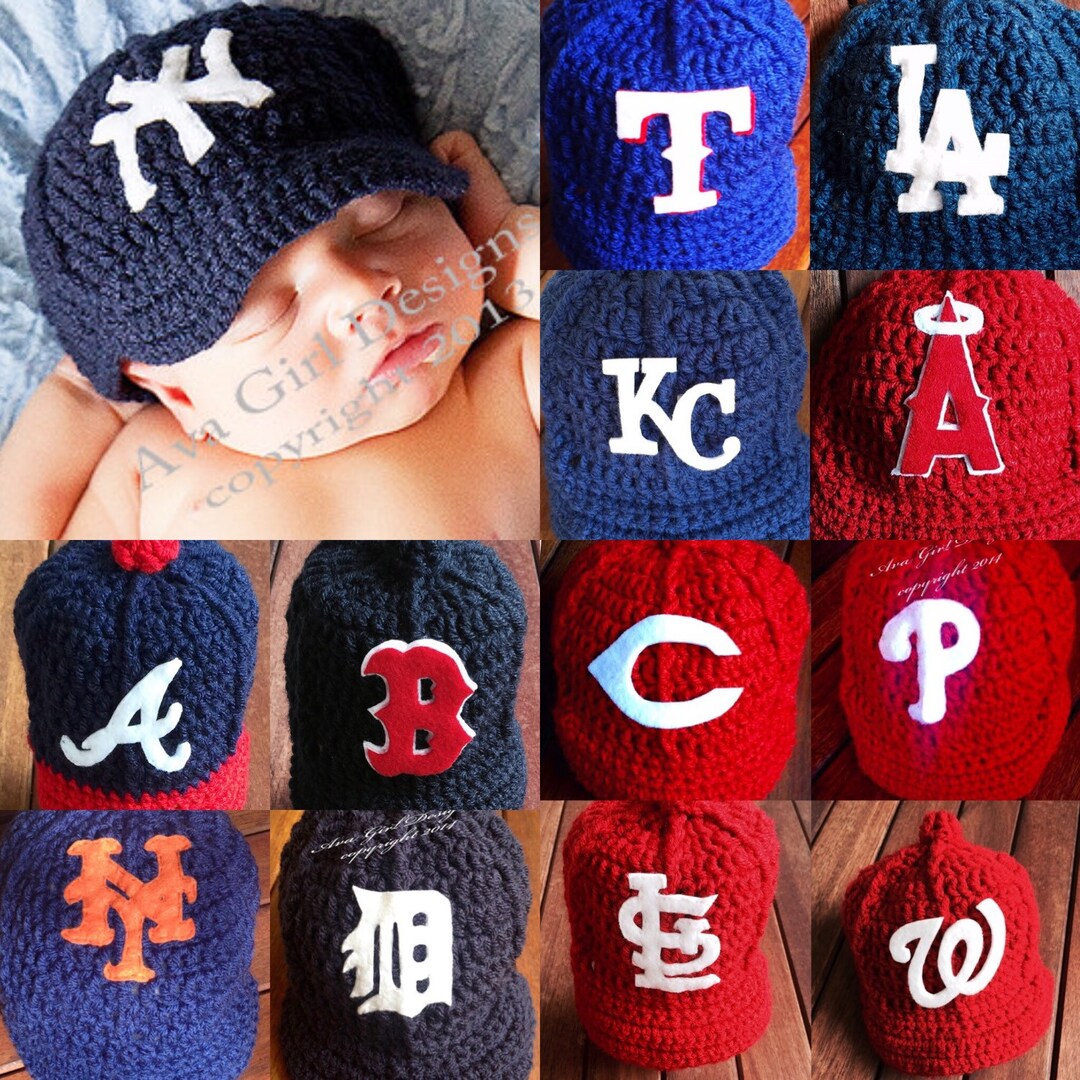 Baby MLB Baseball Cap Baby Baseball Hats Newborn Baseball Etsy