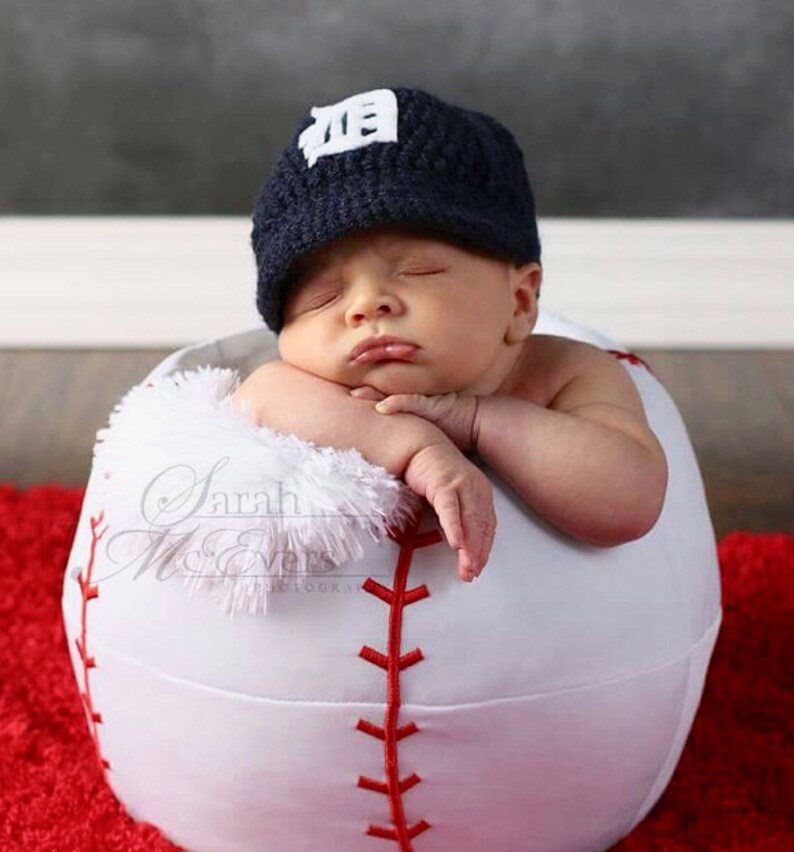 Newborn Baby Detroit Tigers Baseball Hat Etsy