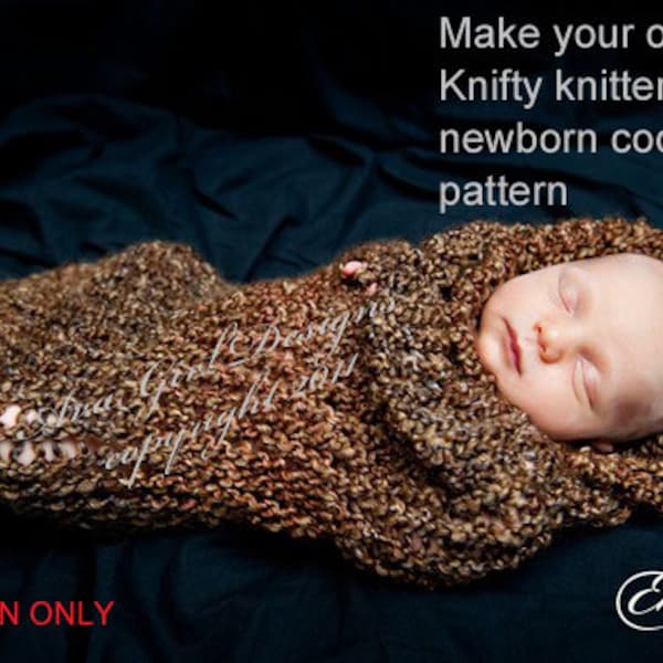 Knifty knitter loom newborn cocoon pattern