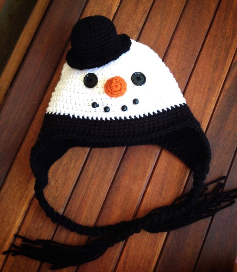 Snowman Hat Baby Snowman Hat Baby Christmas Hat Snowman Etsy