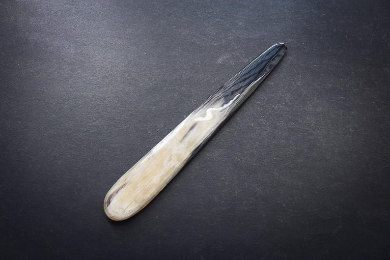 Natural buffalo horn leather folders