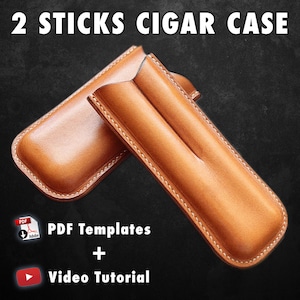 2 Sticks cigar case – PDF patterns + Video Tutorial