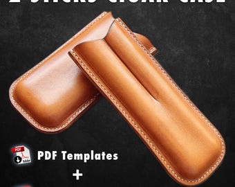2 Sticks cigar case – PDF patterns + Video Tutorial