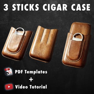 3 Sticks cigar case – PDF patterns + Video Tutorial
