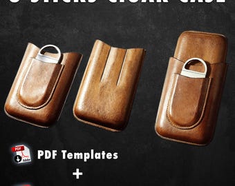 3 Sticks cigar case – PDF patterns + Video Tutorial