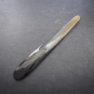Natural buffalo horn leather folders