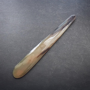 Natural buffalo horn leather folders